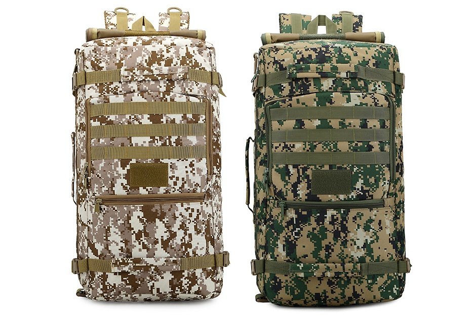 Backpack Outdoor Travel Three-purpose Bag Large-capacity Men And Women Mountaineering Camouflage - Image 8