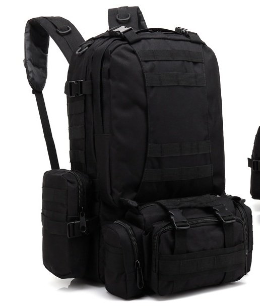 Men's Travel Backpack Oxford Cloth Outdoors Backpack Army Camouflage Tactics Double Shoulder Bag Mountaineering Large Combination Backpack - Image 4