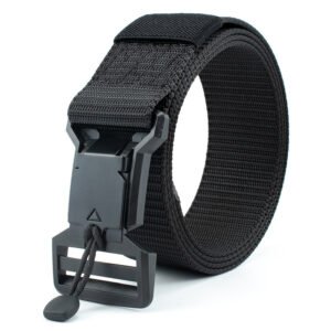 Outdoor Tactical Nylon Belt Multifunctional Carabiner – 2Black