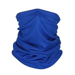 Turban face mask sun protection face towel riding mask – Blue