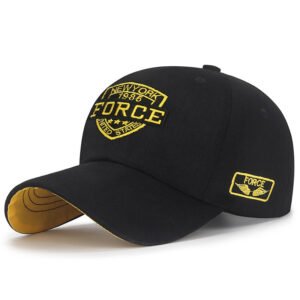 Spring And Summer New Soft Top Cotton Baseball Cap Youth – Black