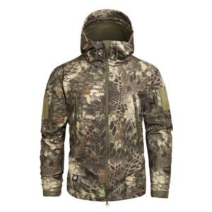 Male Digital Camouflage Fleece Female Waterproof And Breathable Mountaineering Suit