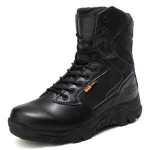 Army Boots Men’s Outdoor Light Flying Boots – Black, 43
