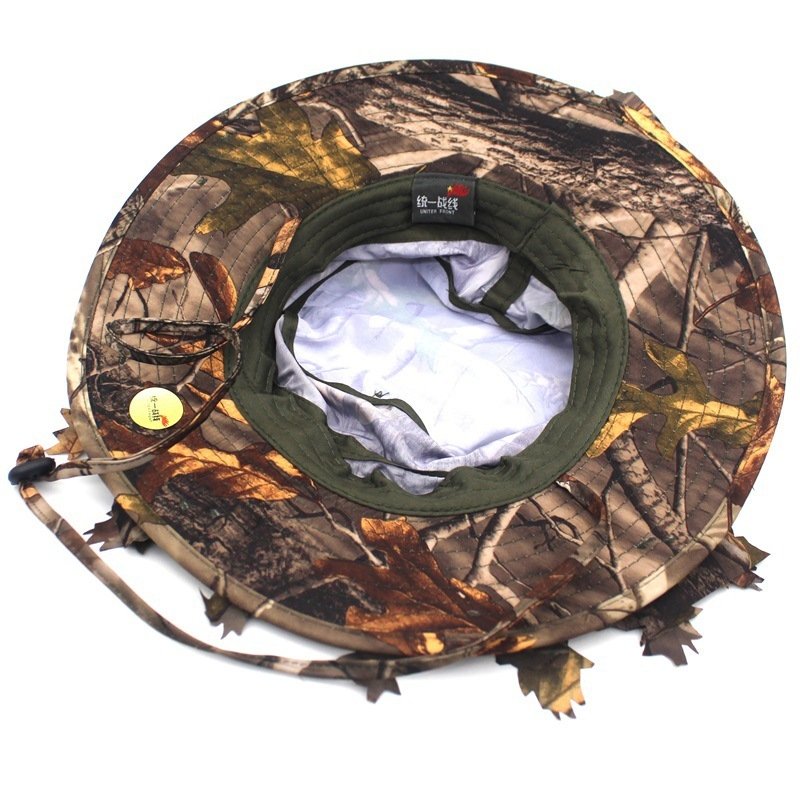 Maple Leaf Camouflage Camouflage Hat Men's Camping Mountaineering Hat - Image 5