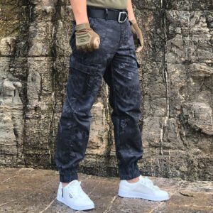 Men’s Slim Leggings Army Camouflage Pants