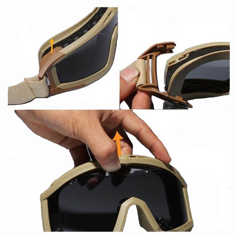 Outdoor Tactical Desert Locust Goggles - Image 5