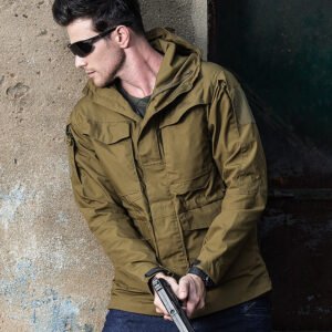 Archon Bourne Tactical Jacket Men Fall Winter Outdoor – B, XL