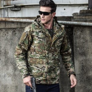 Archon Bourne Tactical Jacket Men Fall Winter Outdoor – A, M