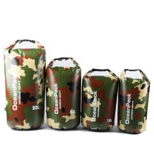 Camouflage Backpack Wear-resistant and Scratch-resistant Bucket Bag Waterproof and Moisture-proof for Outdoor Sports