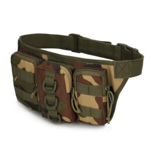 Tactical Camouflage Training Waist Bag Outdoor Waterproof – E