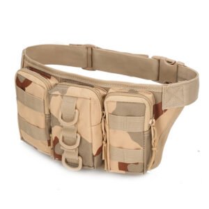 Tactical Camouflage Training Waist Bag Outdoor Waterproof – D