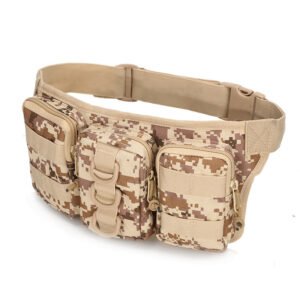 Tactical Camouflage Training Waist Bag Outdoor Waterproof – G