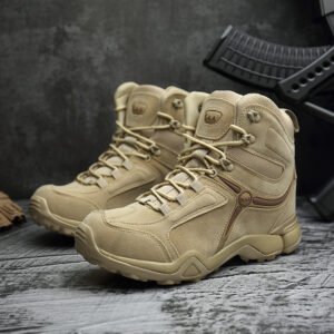 All Terrain Desert Tactical Boots Magnum Combat Boots Men’s Outdoor Boots – Khaki, 41