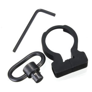 Quick Release Metal Strap Buckle Strap Loop – Black