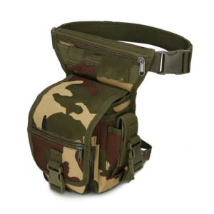 Army Hunting Waist Packs Leg Pouch Hiking Cycling Bag – Jungle camouflage