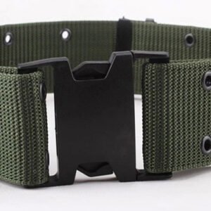 Outer Belt Special Forces CS Tactical Belt Nylon Braided Armed Camouflage Belt Military Training Belt – Army Green