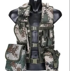 Tactical Vest Color Individual Soldier – 7 piece set of Lu cadres