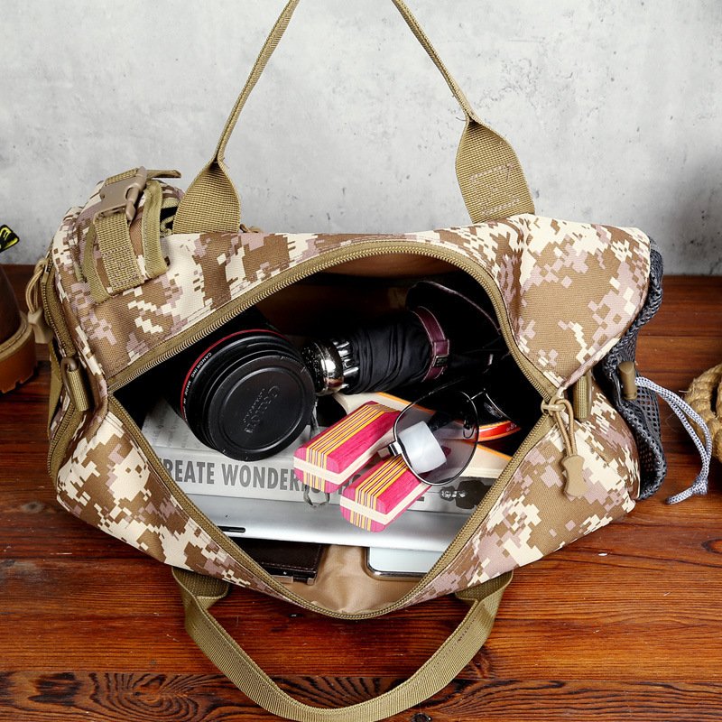 Large Capacity Oxford Cloth Camouflage Shoulder Bag - Image 5