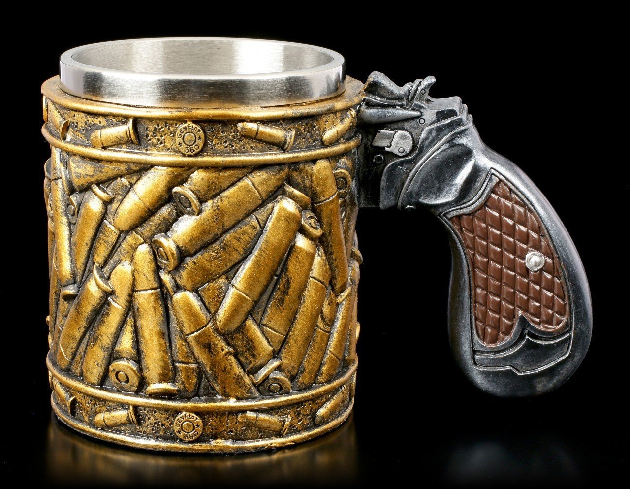 Bullet Stainless Steel Cup Personalized Pistol Style Beer Cup - Image 4