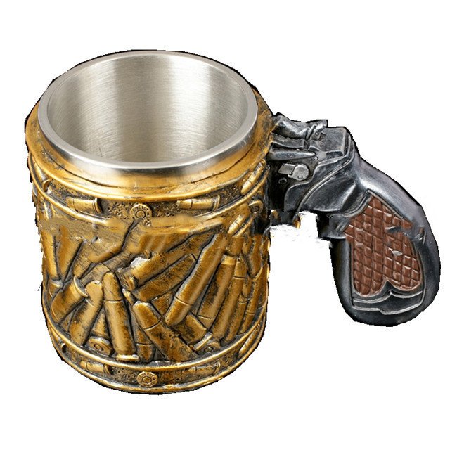 Bullet Stainless Steel Cup Personalized Pistol Style Beer Cup - Image 5