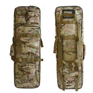 Tactical Airsoft Paintball Gun Protection Bag Fishing Bag Airsoft Square Bags Shoulder Pouch Double Pack – CP camouflage, 120cm
