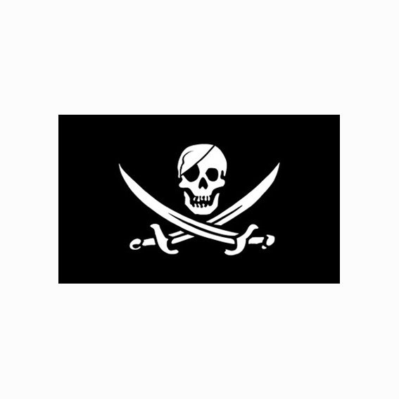 Amazon Exclusive 90 150cm-Jolly Roger Double Bone Skull Flag Outside The Flag - Image 2