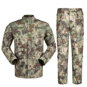 10 Color Sets For Men, Wood Camouflage, Acu Military Uniforms, Army Uniform, Wholesale, In Stock – Snake pattern green plaid, L