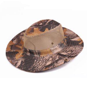 Spring And Summer Windproof Sunshade Outdoor Leisure Hat Breathable Sandal Hat Sunscreen Big Edge Male And Female Hat Camouflage Hat – Big Tree Net Yellow