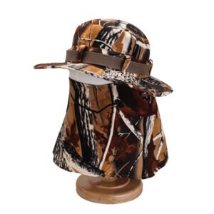 Spring And Summer Windproof Sunshade Outdoor Leisure Hat Breathable Sandal Hat Sunscreen Big Edge Male And Female Hat Camouflage Hat – Yellow shawl round