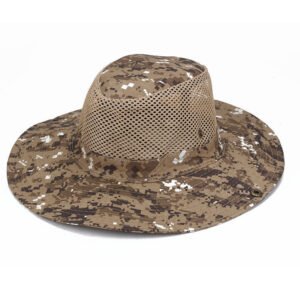 Spring And Summer Windproof Sunshade Outdoor Leisure Hat Breathable Sandal Hat Sunscreen Big Edge Male And Female Hat Camouflage Hat – Digital brown