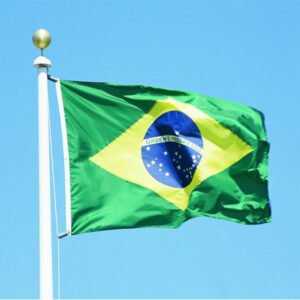 3X5 Ft Polyester Banner Big Hanging Flag Brazil National Flag – 90X150cm