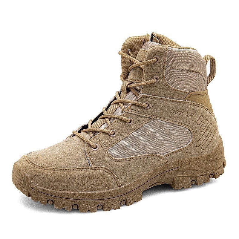 New Style Korean Fashion Casual Shoes Sports Wind high-top Camouflage Hiking Boots - Image 4