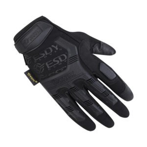 Outdoor Tactical Full Finger Gloves For Riding Breathable – Black, L