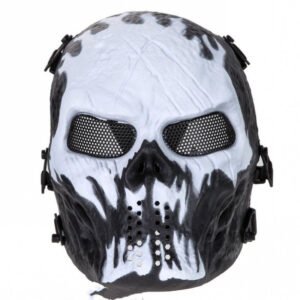 Skull Mask Tactics Outdoor Full Face Mask Field Shield Mask – Wildfire, All size