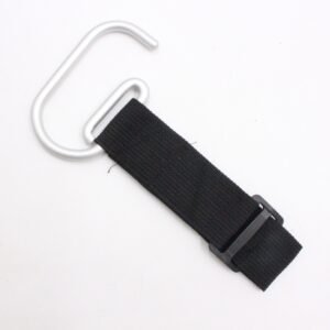 360 Degree Rotation High Quality Nylon Velcro Baby Carriage Hook Aluminum Carabiner Baby Carriage Accessories – Cortex