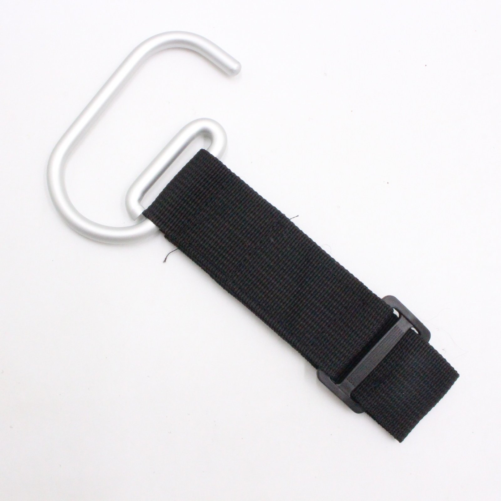360 Degree Rotation High Quality Nylon Velcro Baby Carriage Hook Aluminum Carabiner Baby Carriage Accessories - Image 6