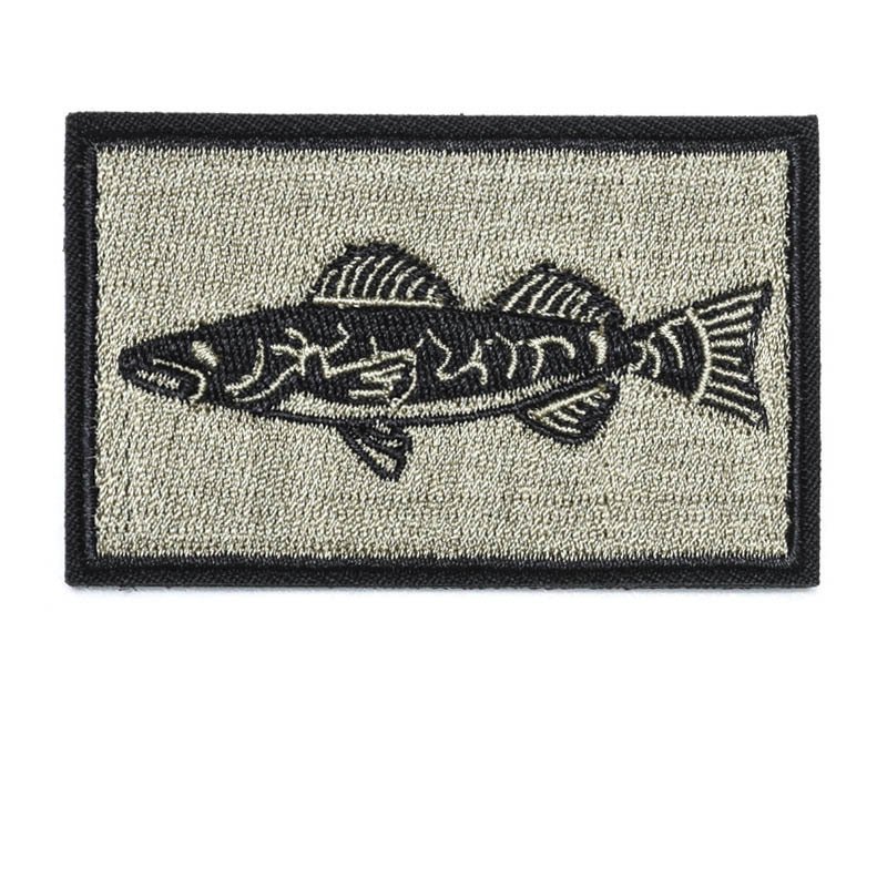 Fish Embroidered Velcro Tape To Send Rough Surface - Image 3