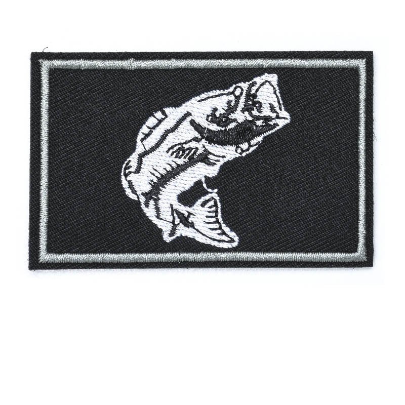 Fish Embroidered Velcro Tape To Send Rough Surface - Image 2