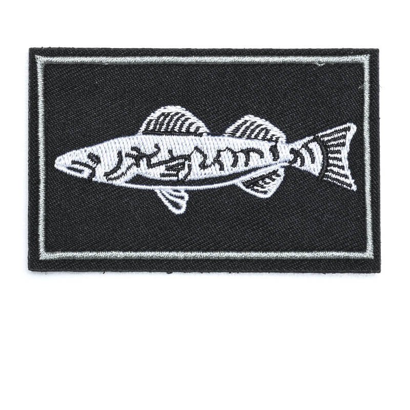 Fish Embroidered Velcro Tape To Send Rough Surface - Image 5