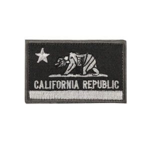 A Large Number Of US State Flag California CALIFORNIAREPUBLIC Embroidery Velcro Armband Cloth Stickers – C, 8X5CM