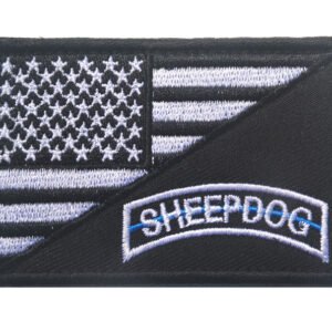 Shepherd Dog Pattern Exquisitely Embroidered Velcro Armband Sticker – F