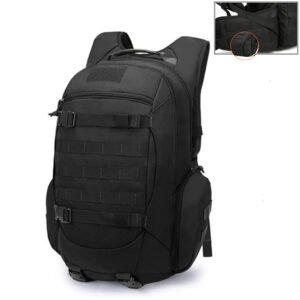 40L Men’s And Women’s Sports Hiking Mountaineering Bag Outdoor Tactical Bag Hunting Rucksack – Black