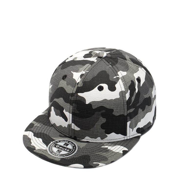 Small Check Cotton Camouflage Baseball Cap - Image 3