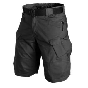 Tactical Shorts Men’s Summer Five-point Pants Scratch-resistant Package Pants – Black, M