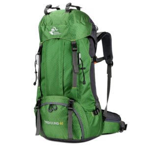 60L Backpack Hiking Backpack Mountaineering Bag – Green