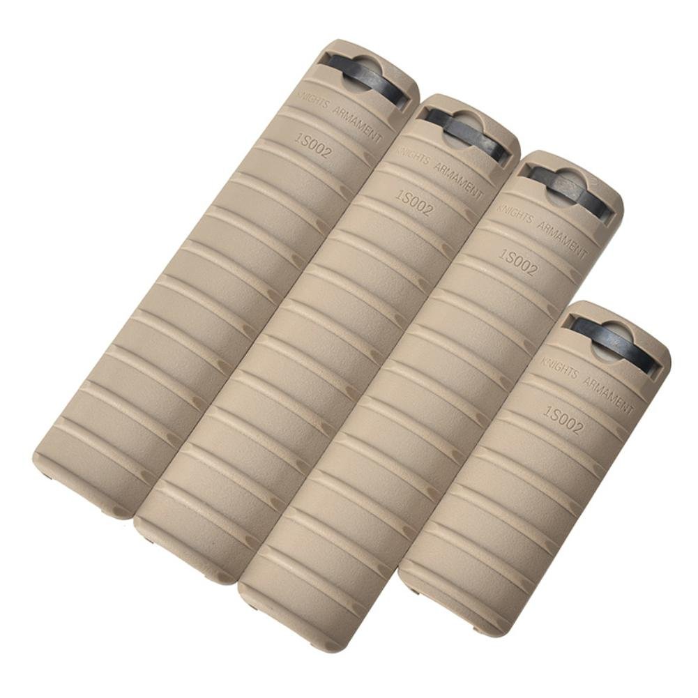 MP Knights Armament Style Picatinny Rail Covers Mod.2 - Black / Tan - Image 3