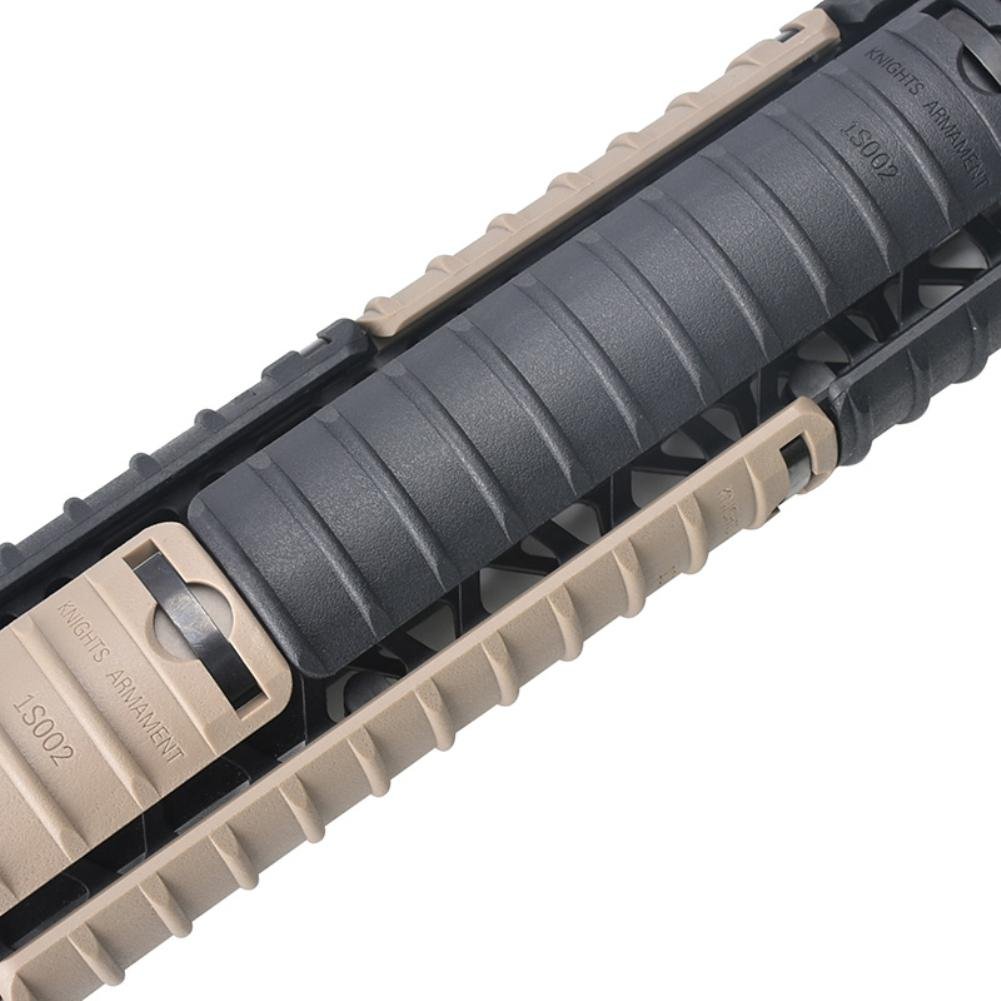 MP Knights Armament Style Picatinny Rail Covers Mod.2 - Black / Tan - Image 2