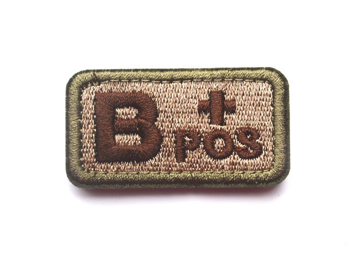 Embroidered Tactical Blood Band Velcro - Image 3