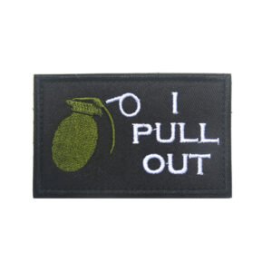 3D embroidery patch tactical military patch sticker – Black, 6