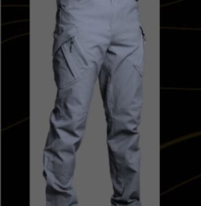 Spring and Autumn IX7 tactical trousers men’s self-cultivation 9 special forces army fan pants outdoor overalls multi-pocket straight training pants – ix9 ash, S